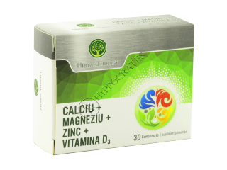 Calciu + Magneziu + Zinc + Vit. D3